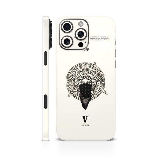 Versace Off White Mobile Skin