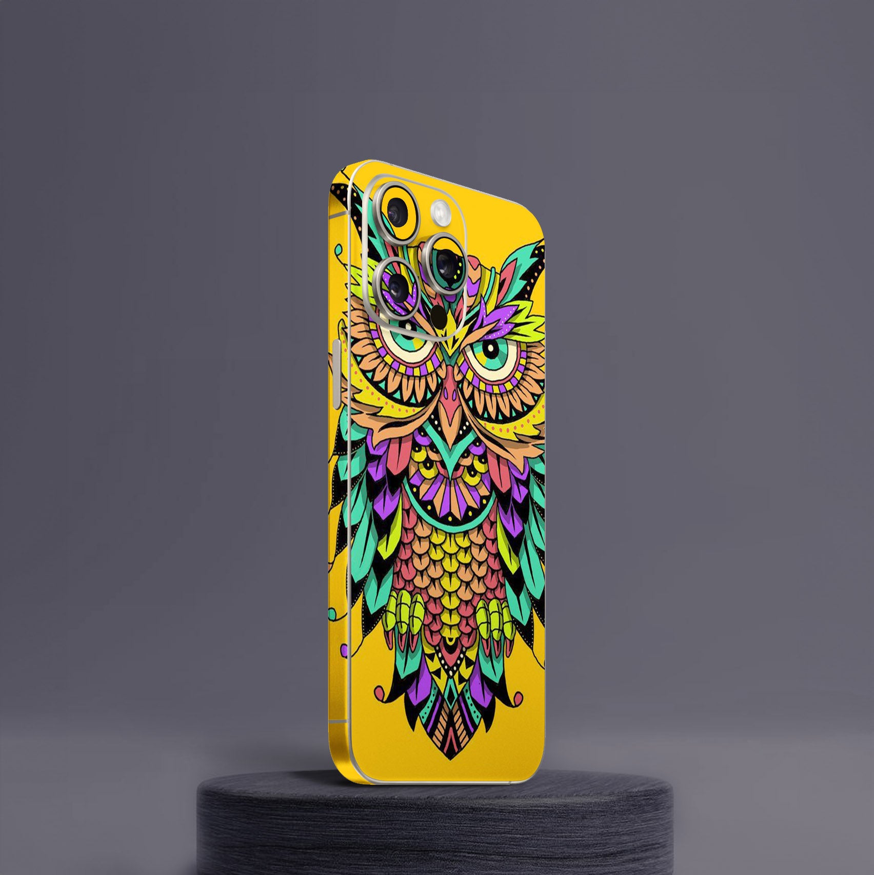 Yellow Owl Mobile Skin Yellow Owl Mobile Skin