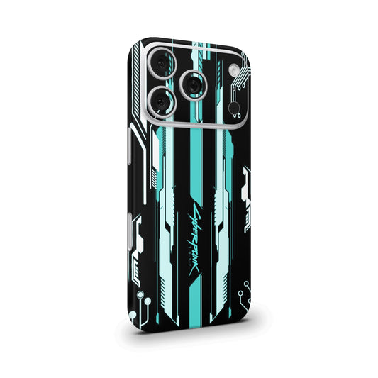 Cyberpunk V3 Cyan Mobile Skin