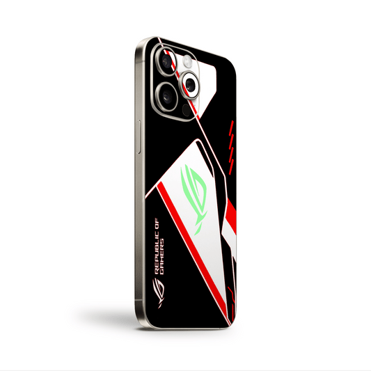 ROG V2 Black Neon Mobile Skin