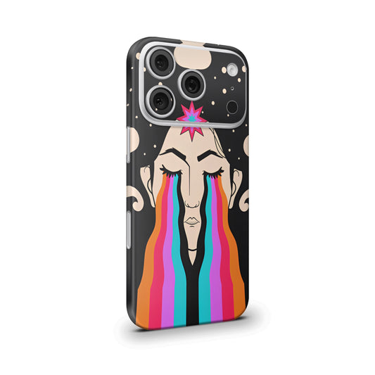 Psychedelic Girl Mobile Skin