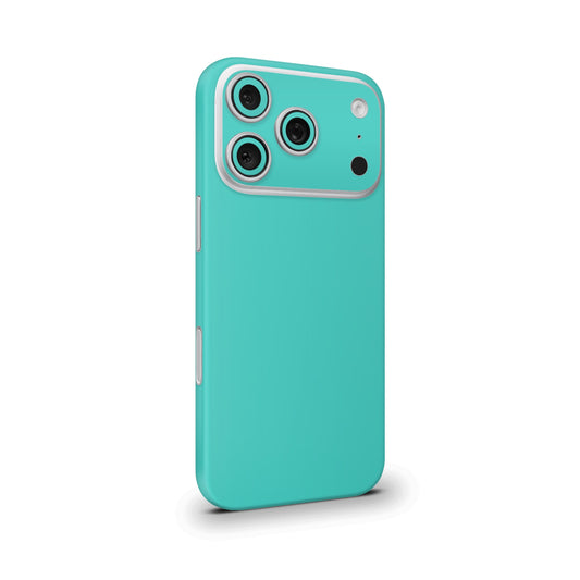 Aqua Green Matte Mobile Skin