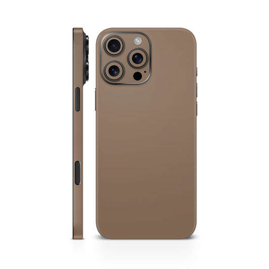 Brown Matte Mobile Skin