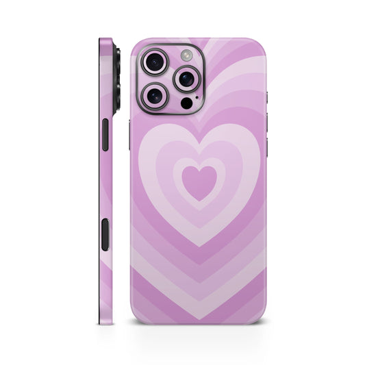 Pink Heart Mobile Skin
