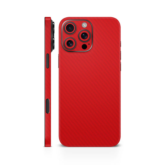 Red Carbon Fiber Mobile Skin