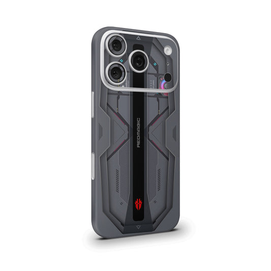 Red M Shadow Mobile Skin