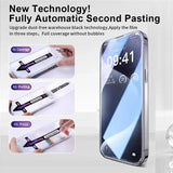 YONGPOLY Privacy Screen Protector Auto-Dust Removal Full Coverage Tempered Glass