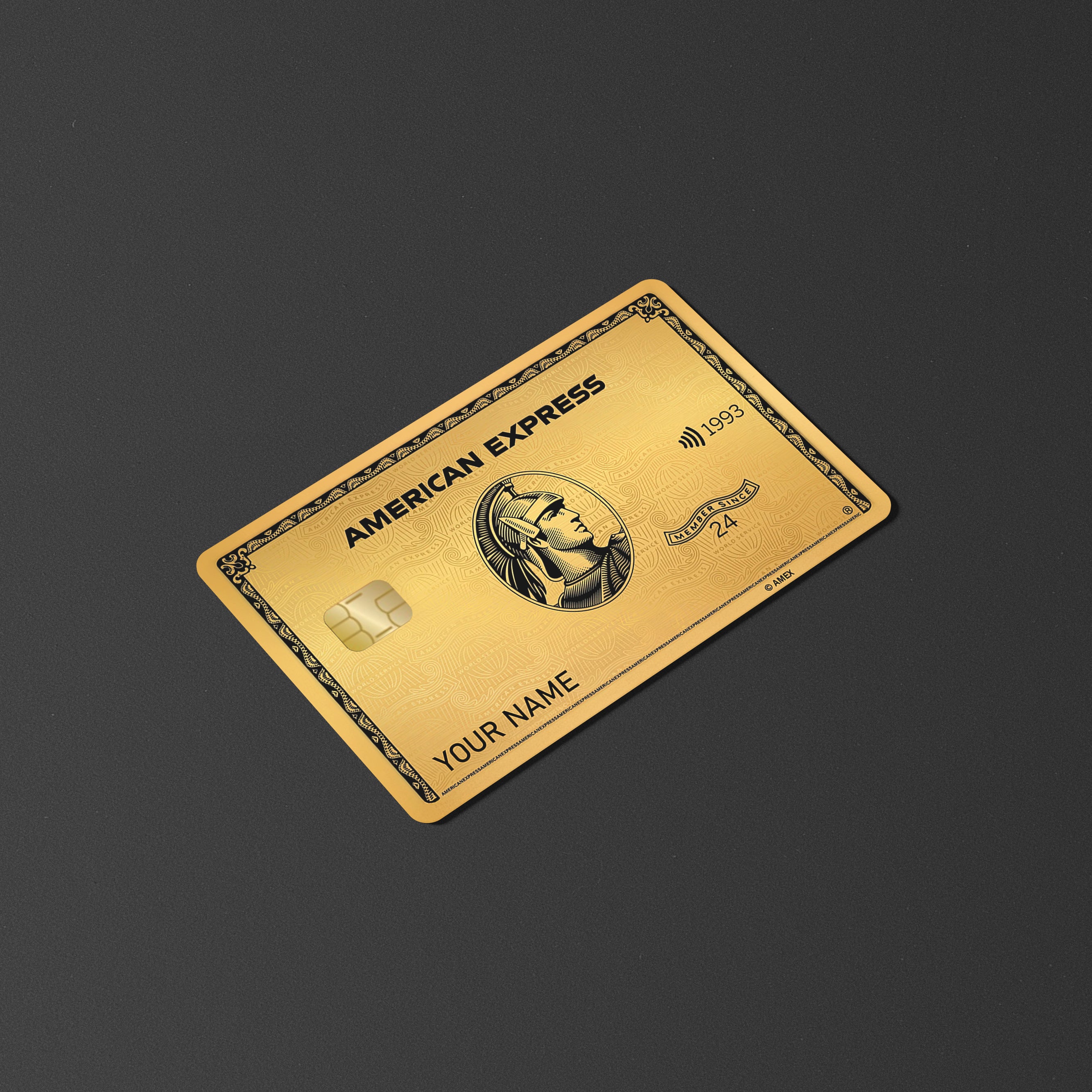 American Express Gold Card - Inspired Skin