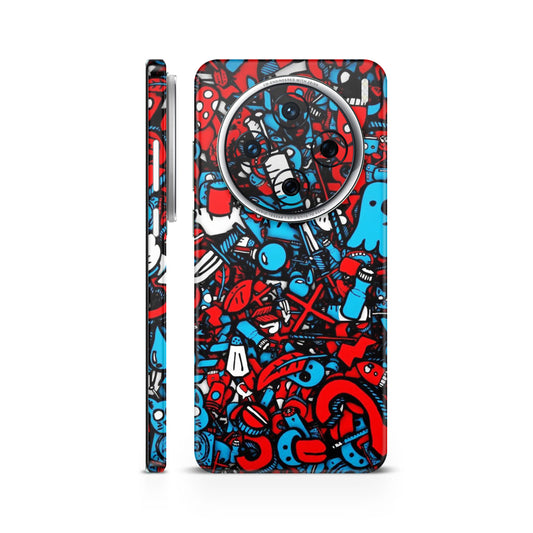 Abstract Red Mobile Skin