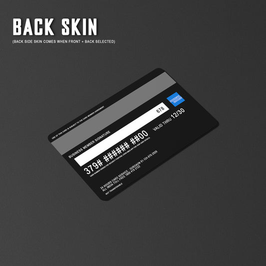 American Express Black Card - Inspired Skin