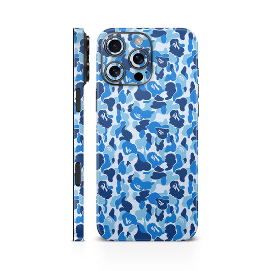 Bape Blue Camo Mobile Skin
