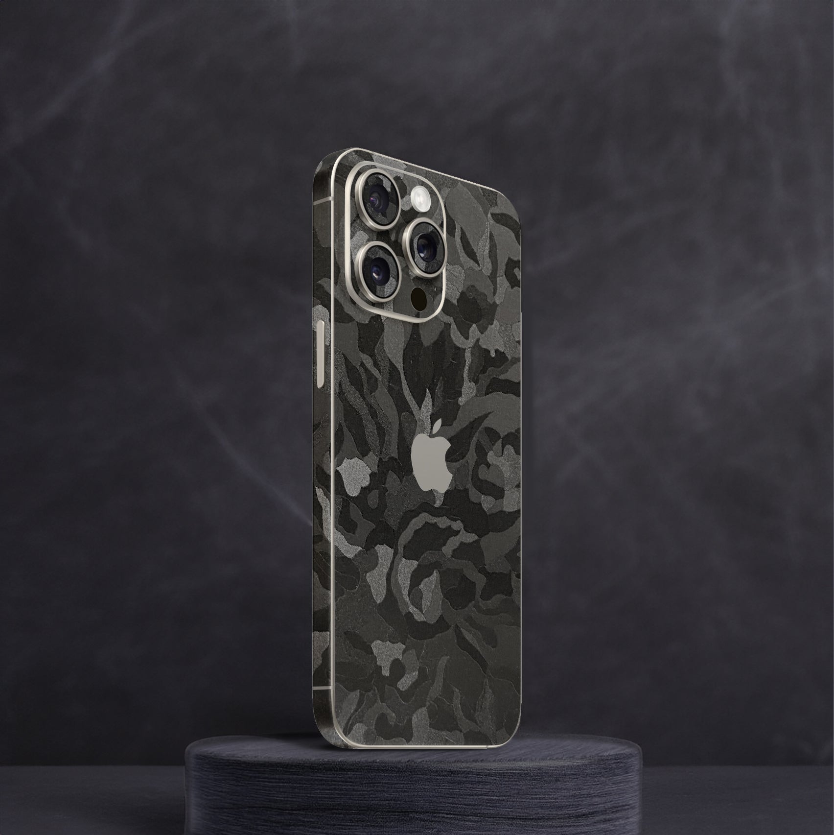 Black Premium Camo Mobile Skin