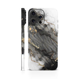 Black White Marble Mobile Skin