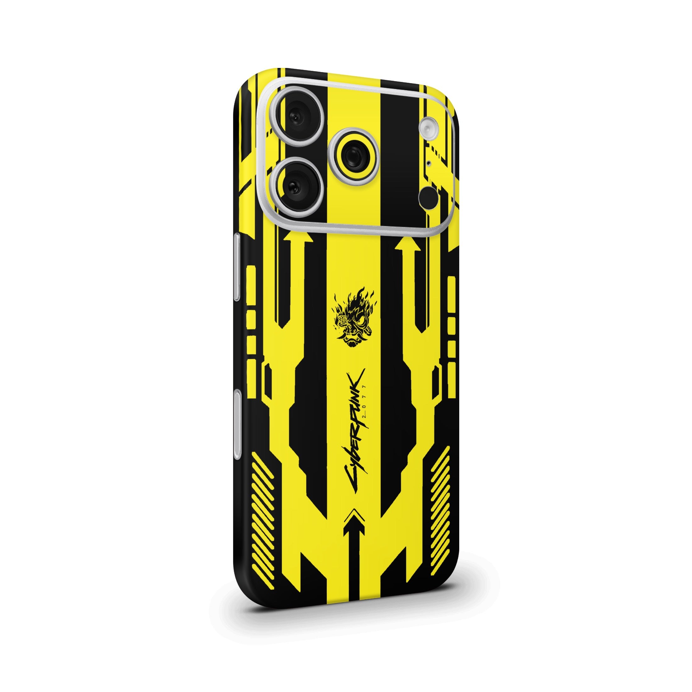 Cyberpunk V2 Black Yellow Mobile Skin