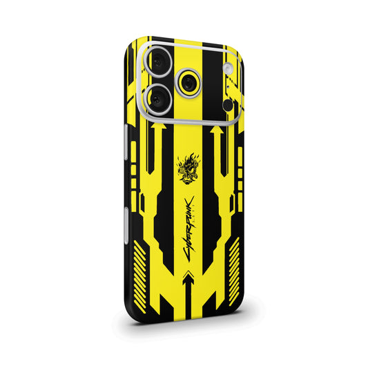 Cyberpunk V2 Black Yellow Mobile Skin