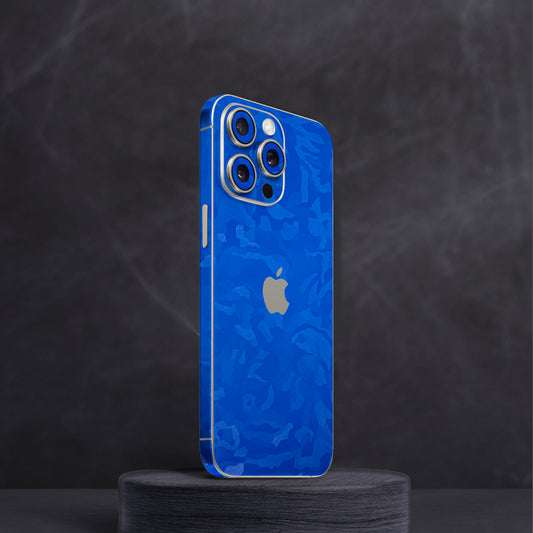 Blue Premium Camo Mobile Skin