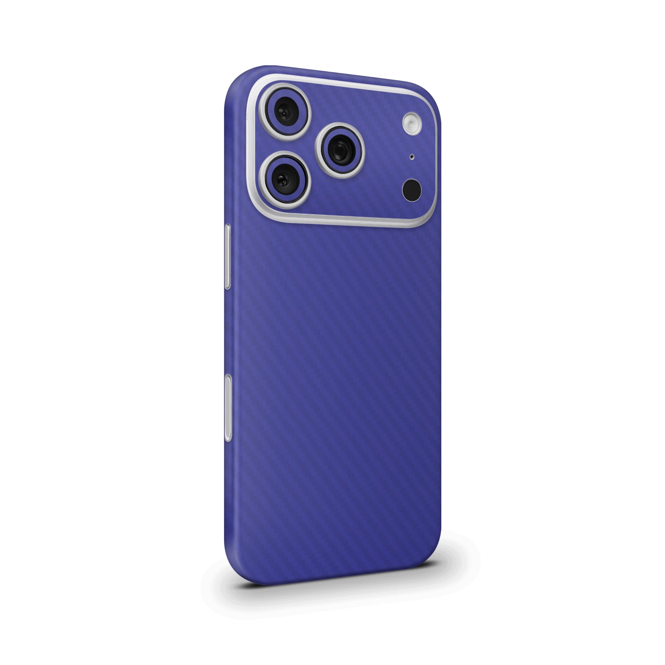 Blue Carbon Fiber Mobile Skin