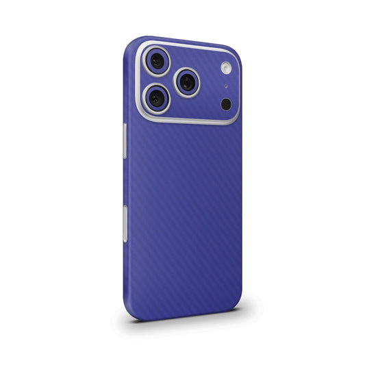Blue Carbon Fiber Mobile Skin