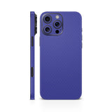Blue Carbon Fiber Mobile Skin