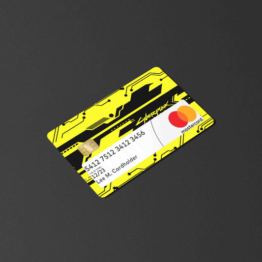 Cyberpunk V1 Yellow Card Skin With Window