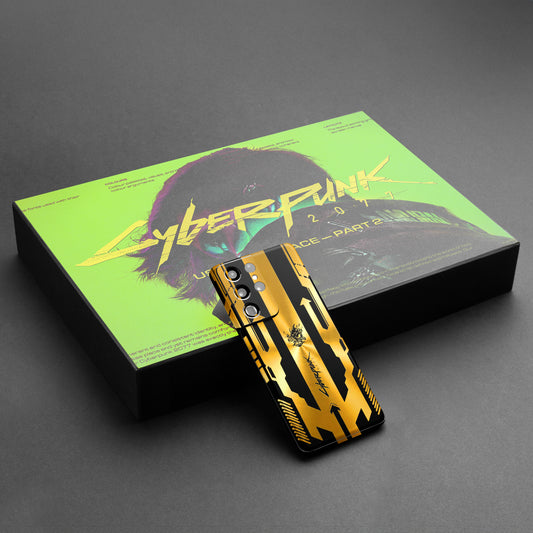 Cyberpunk V2 Gold Mobile Skin