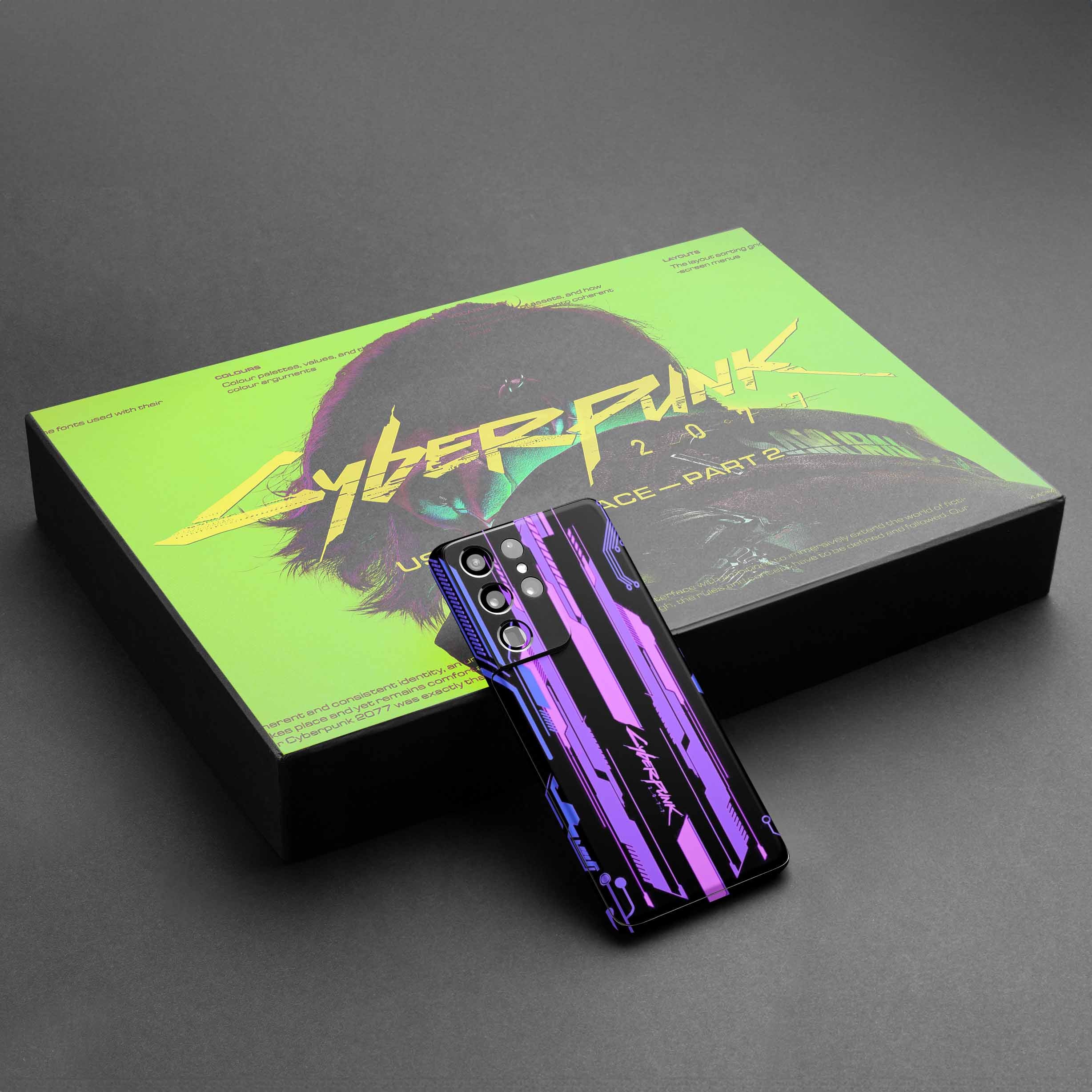 Cyberpunk V3 Purple Mobile Skin