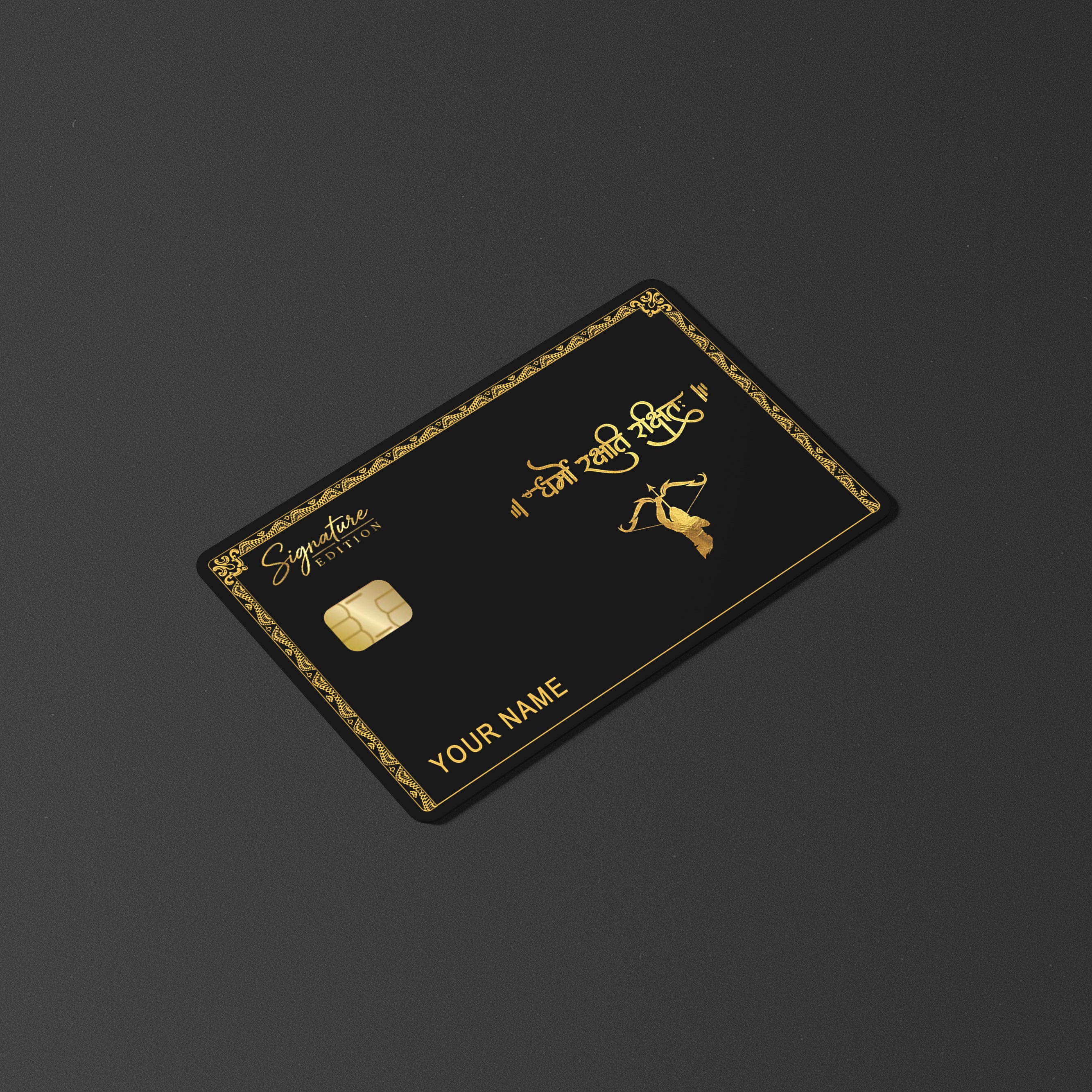 Dharmo Rakshati Rakshitah Gold Edition Card Skin