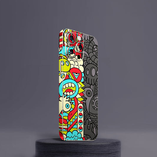 Dual Abstract Mobile Skin