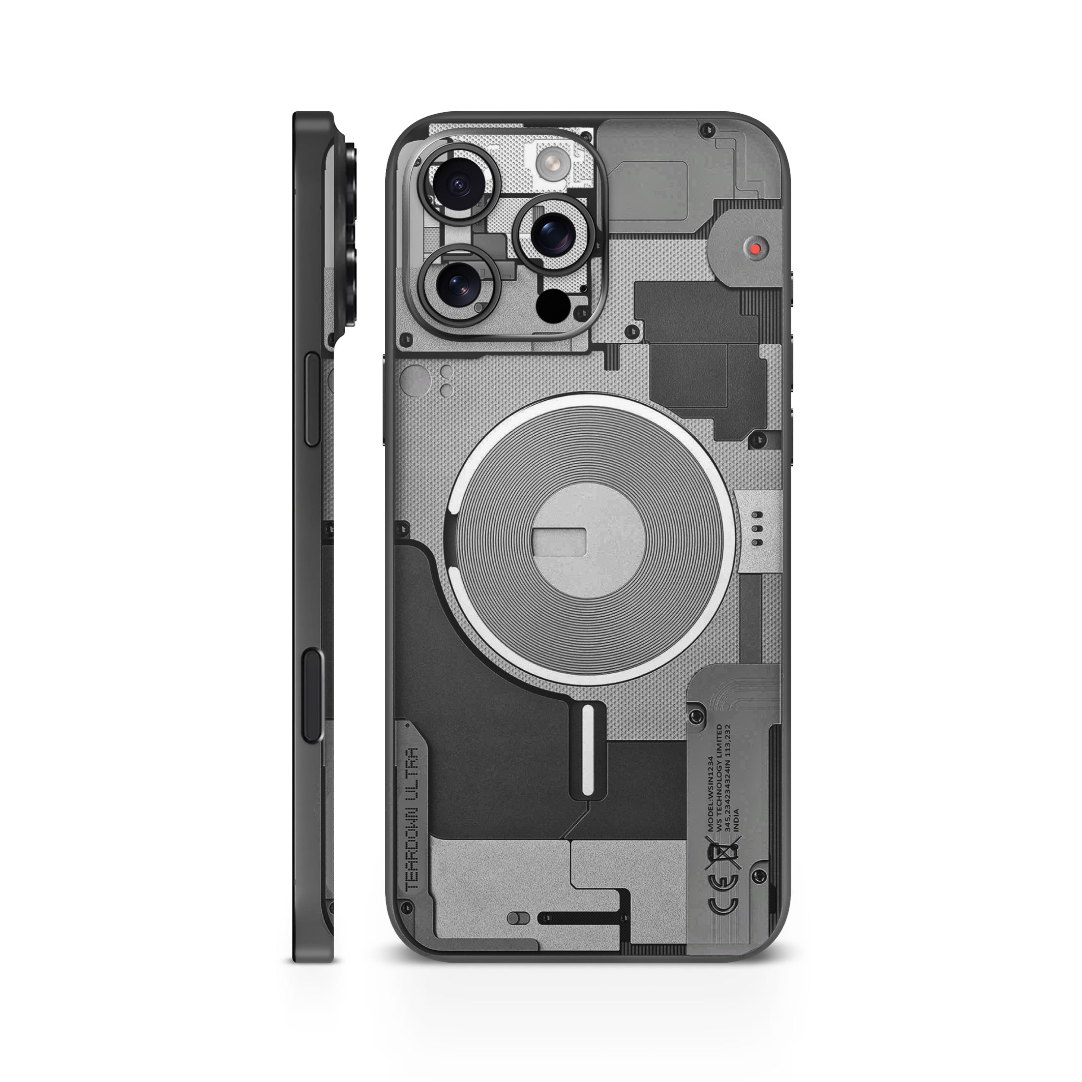 Teardown Ultra Grey Mobile Skin