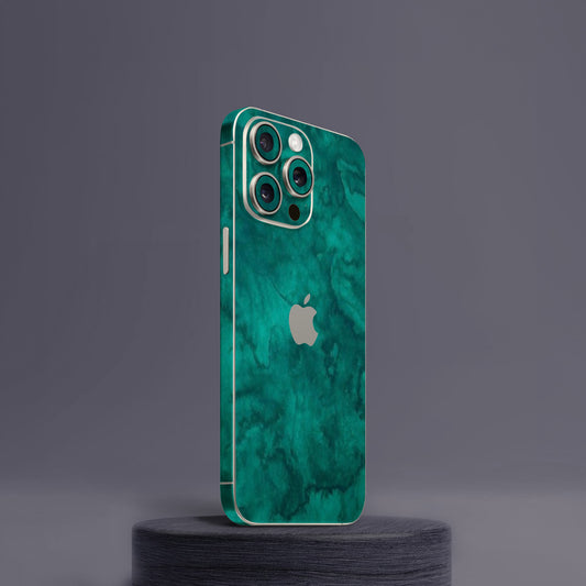 Green Marble Mobile Skin
