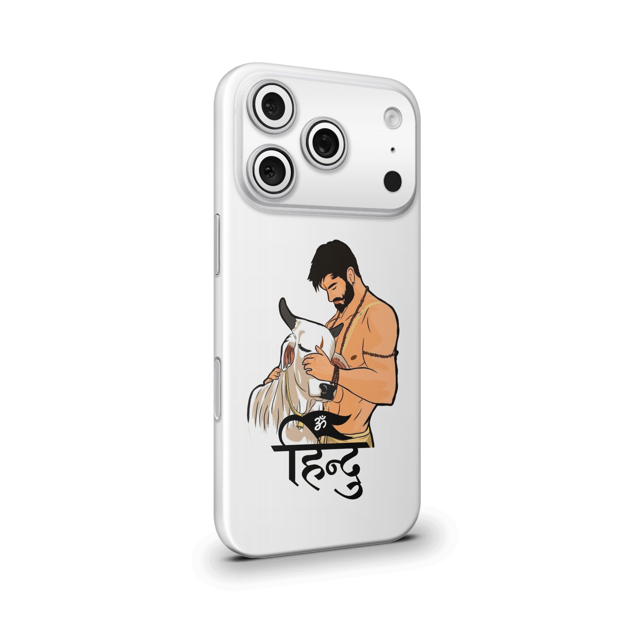 Hindu Art 7 White Mobile Skin
