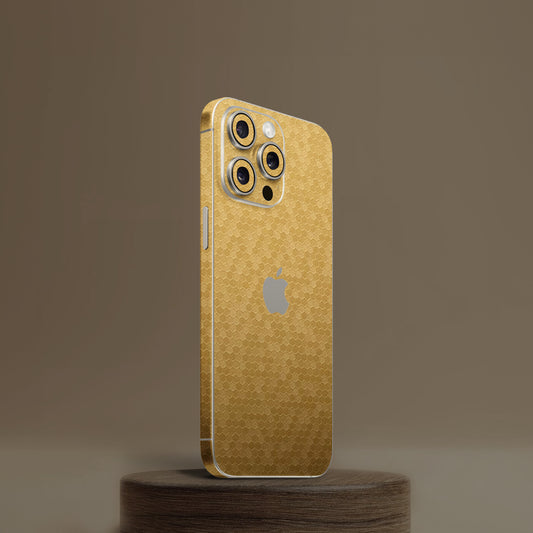 Honeycomb Gold Mobile Skin