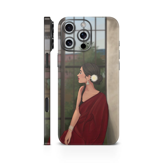 Indian Girl Art 2 Mobile Skin