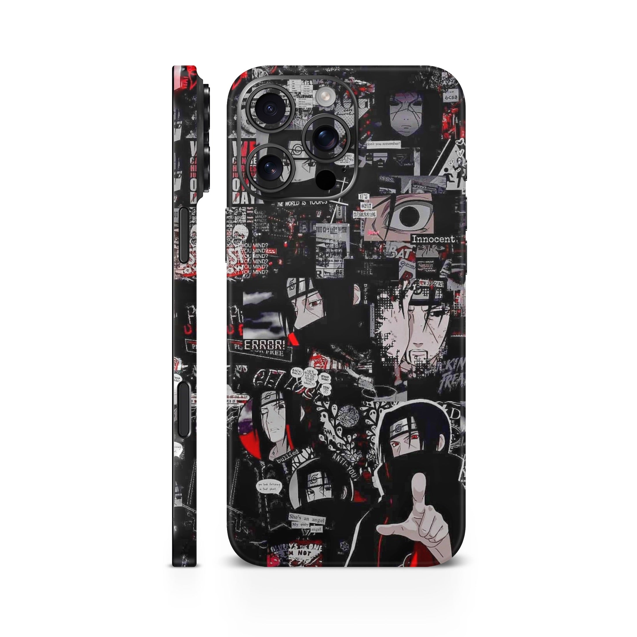 Itachi Uchiha Abstract Anime Mobile Skin