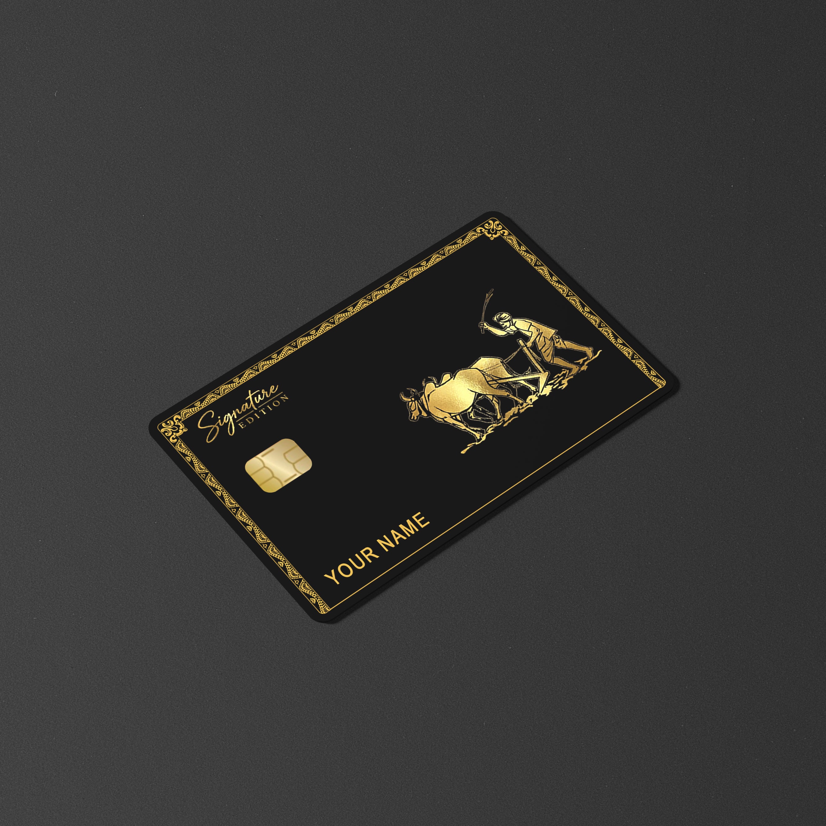 Kisan Gold Edition Card Skin