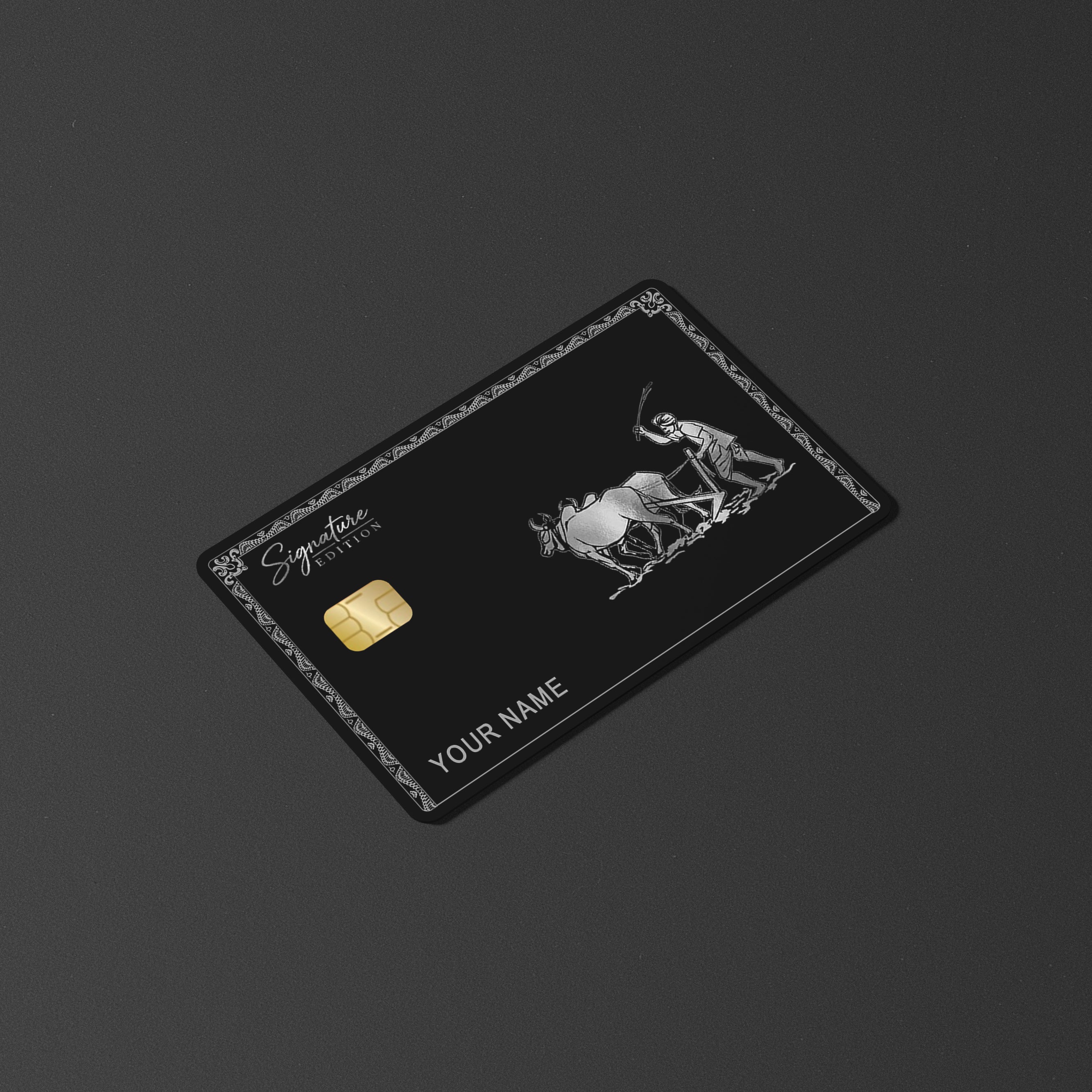 Kisan Platinum Edition Card Skin