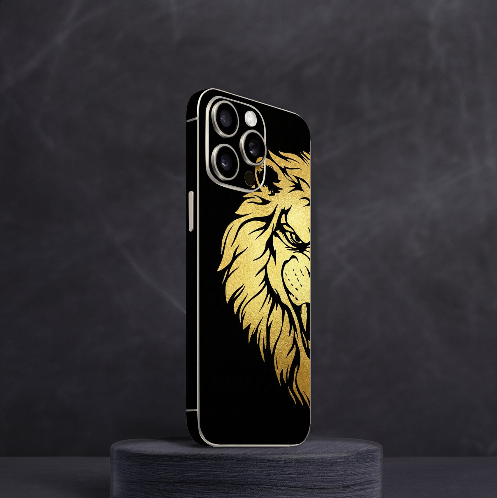 Lion V1 Gold Mobile Skin