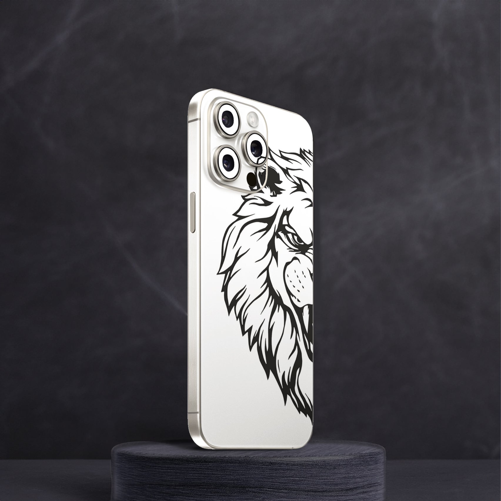 Lion V1 White Mobile Skin