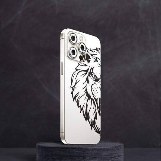 Lion V1 White Mobile Skin