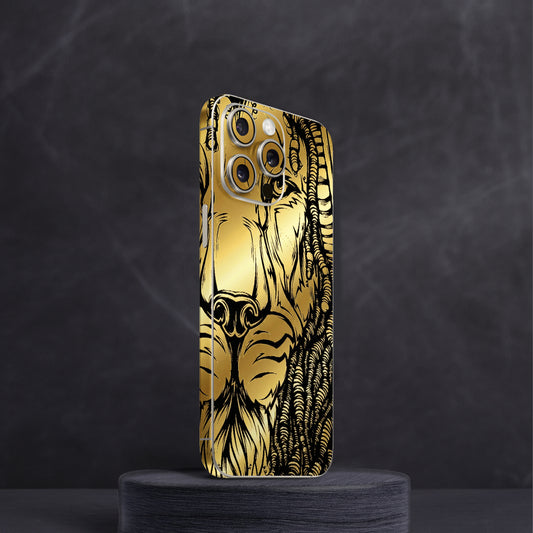 Lion V2 Gold Mobile Skin