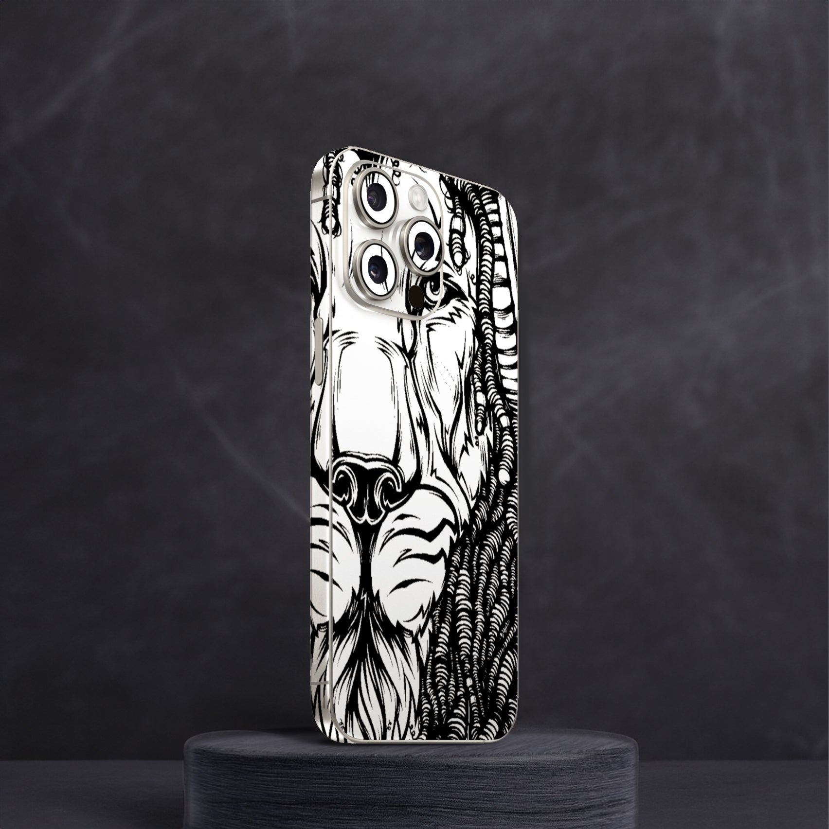Lion V2 White Mobile Skin