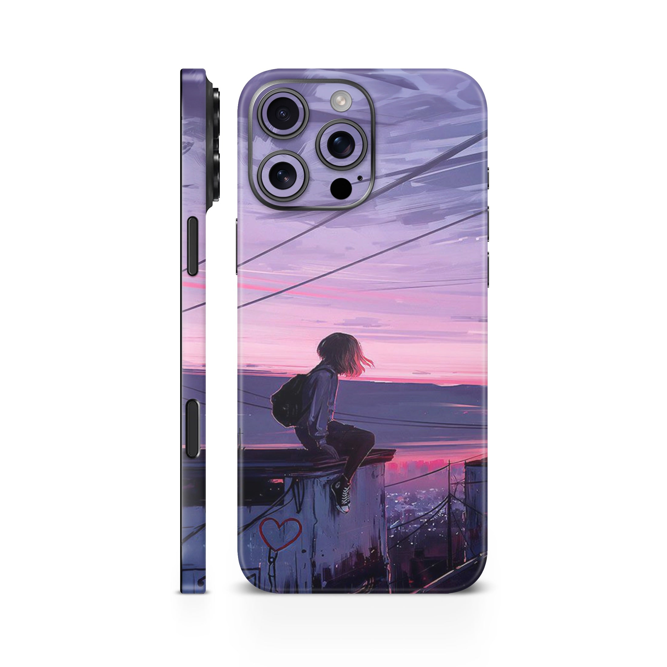 Lonely Girl Mobile Skin