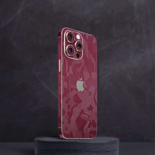 Maroon Premium Camo Mobile Skin