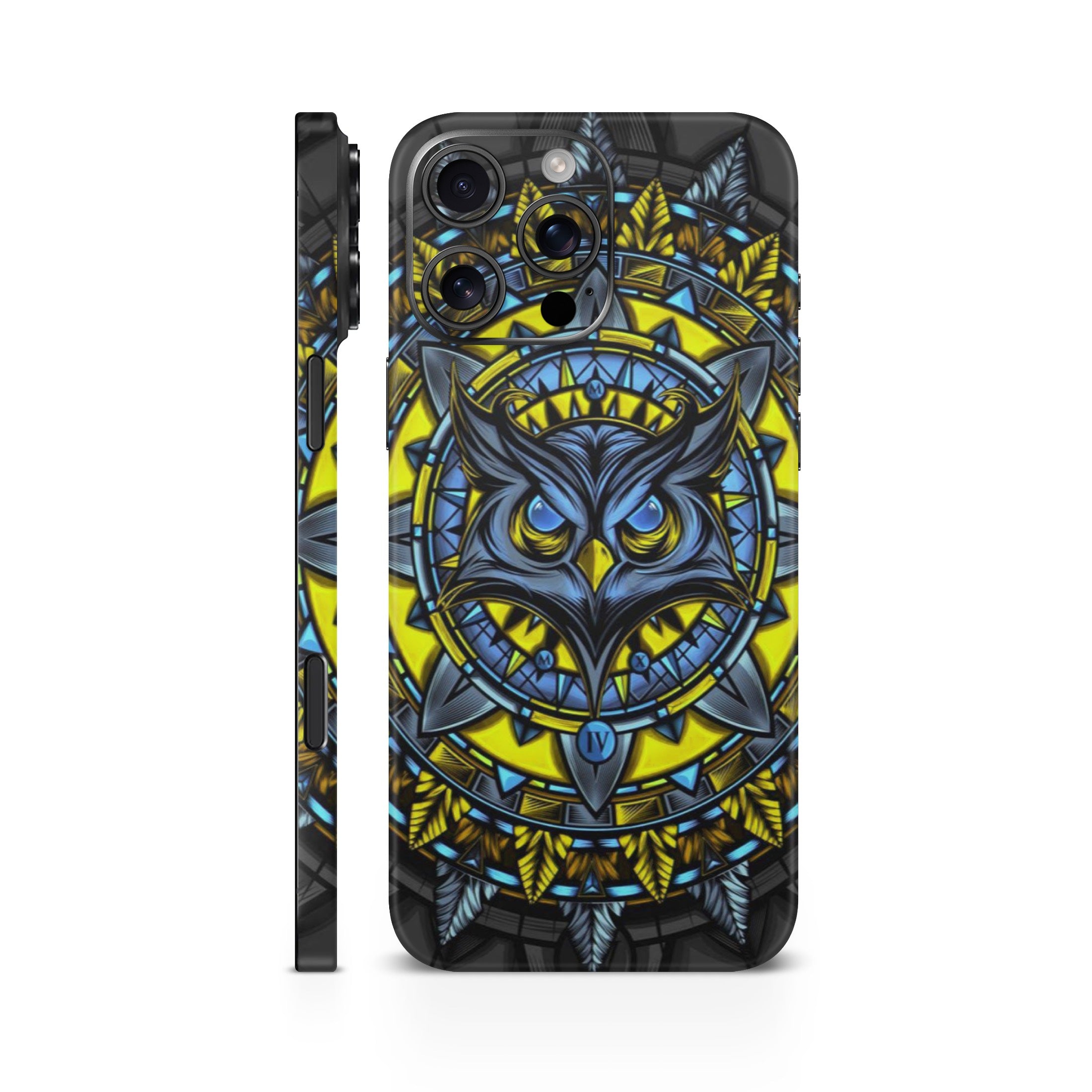 Mighty Owl Yellow Mobile Skin