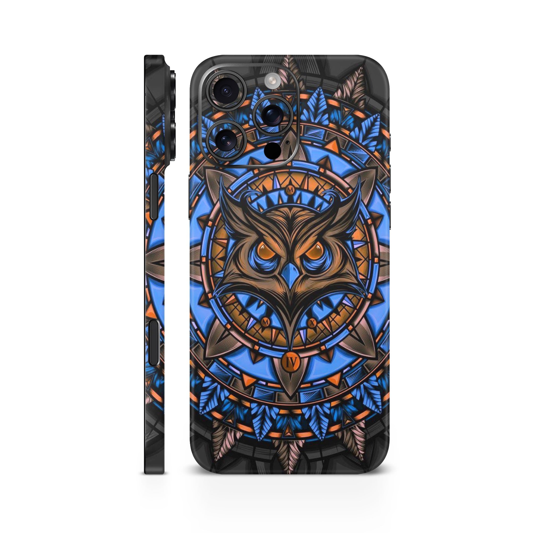 Mighty Owl Blue Mobile Skin