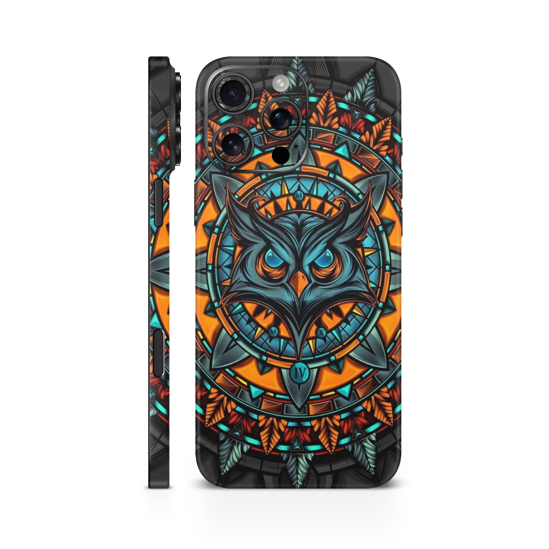 Mighty Owl Orange Mobile Skin