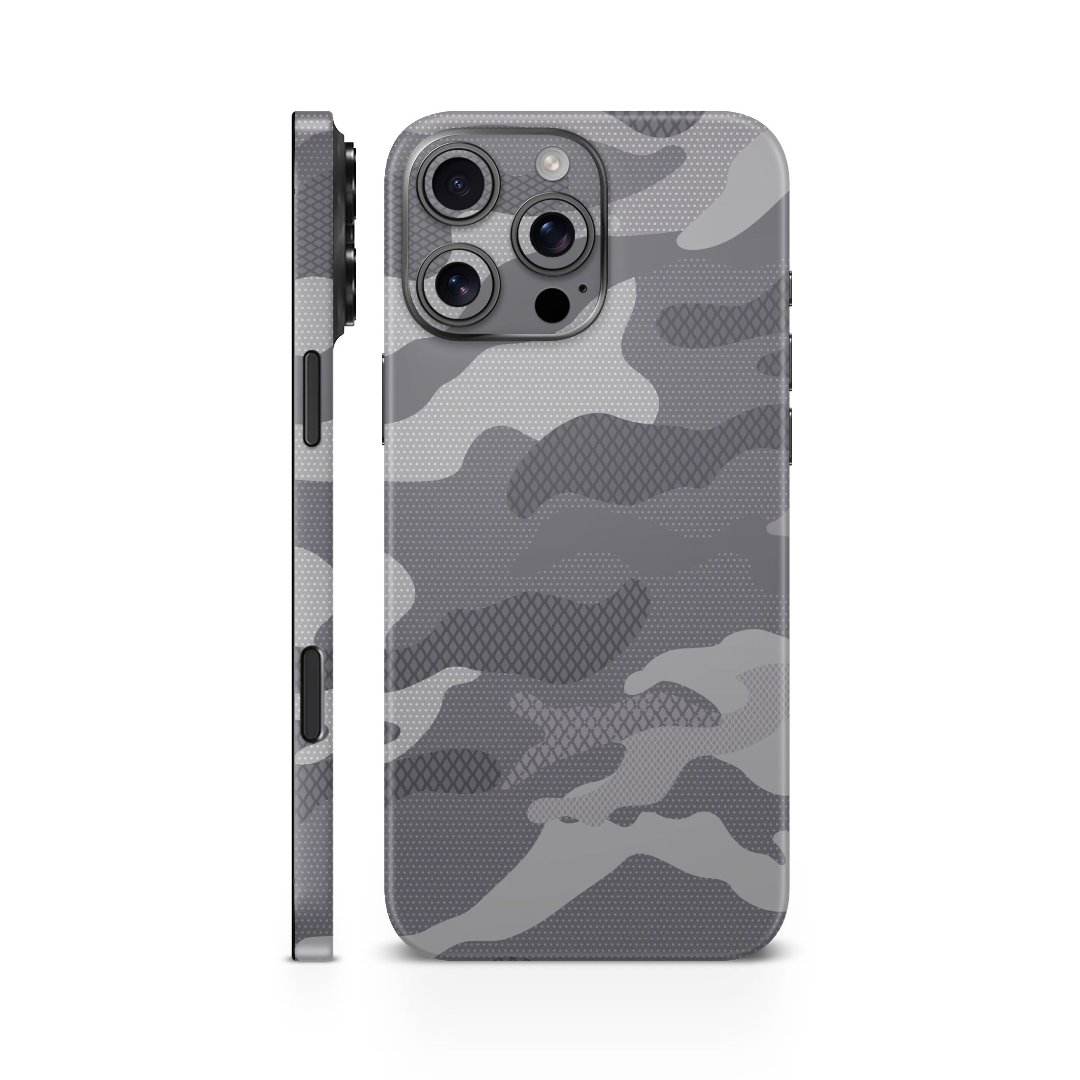 Military Grey Camo Mobile Skin