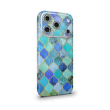 Moroccan Tiles Blue Mobile Skin