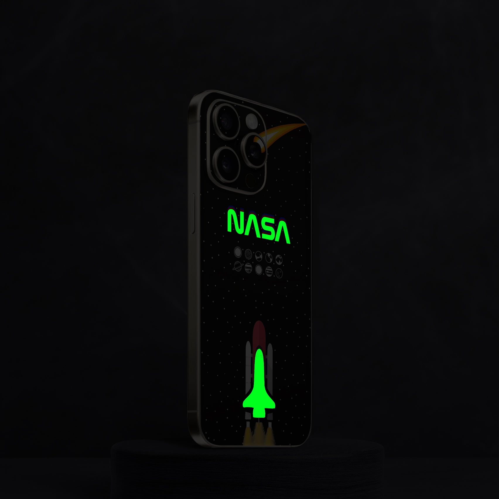 NASA Neon Mobile Skin
