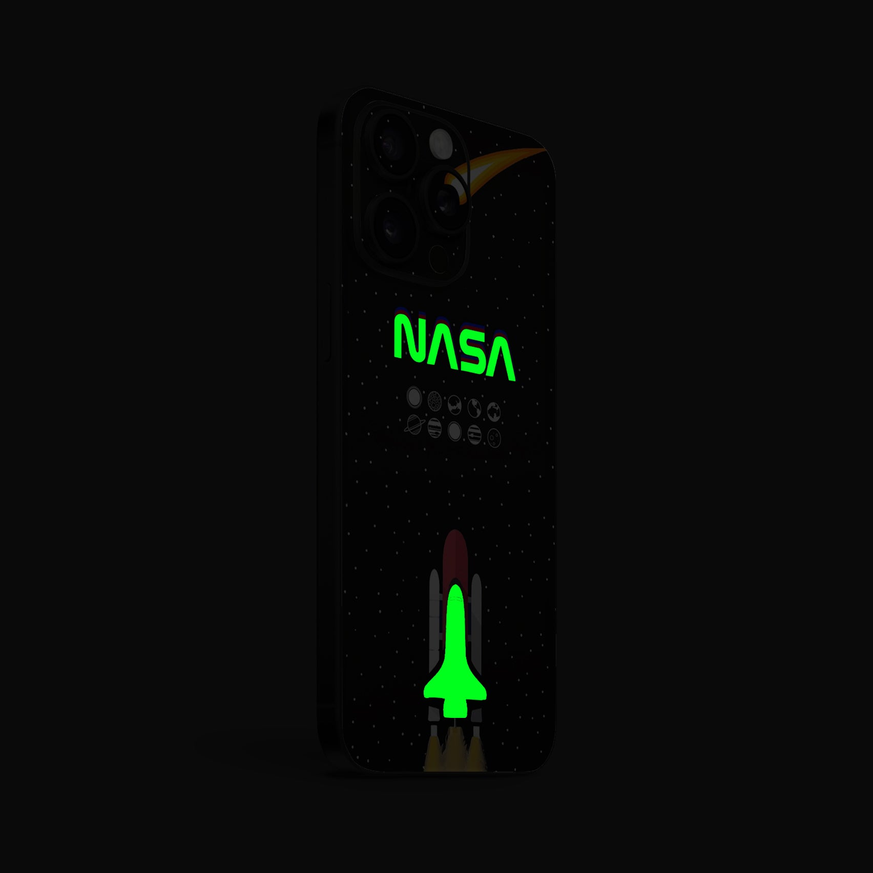 NASA Neon Mobile Skin